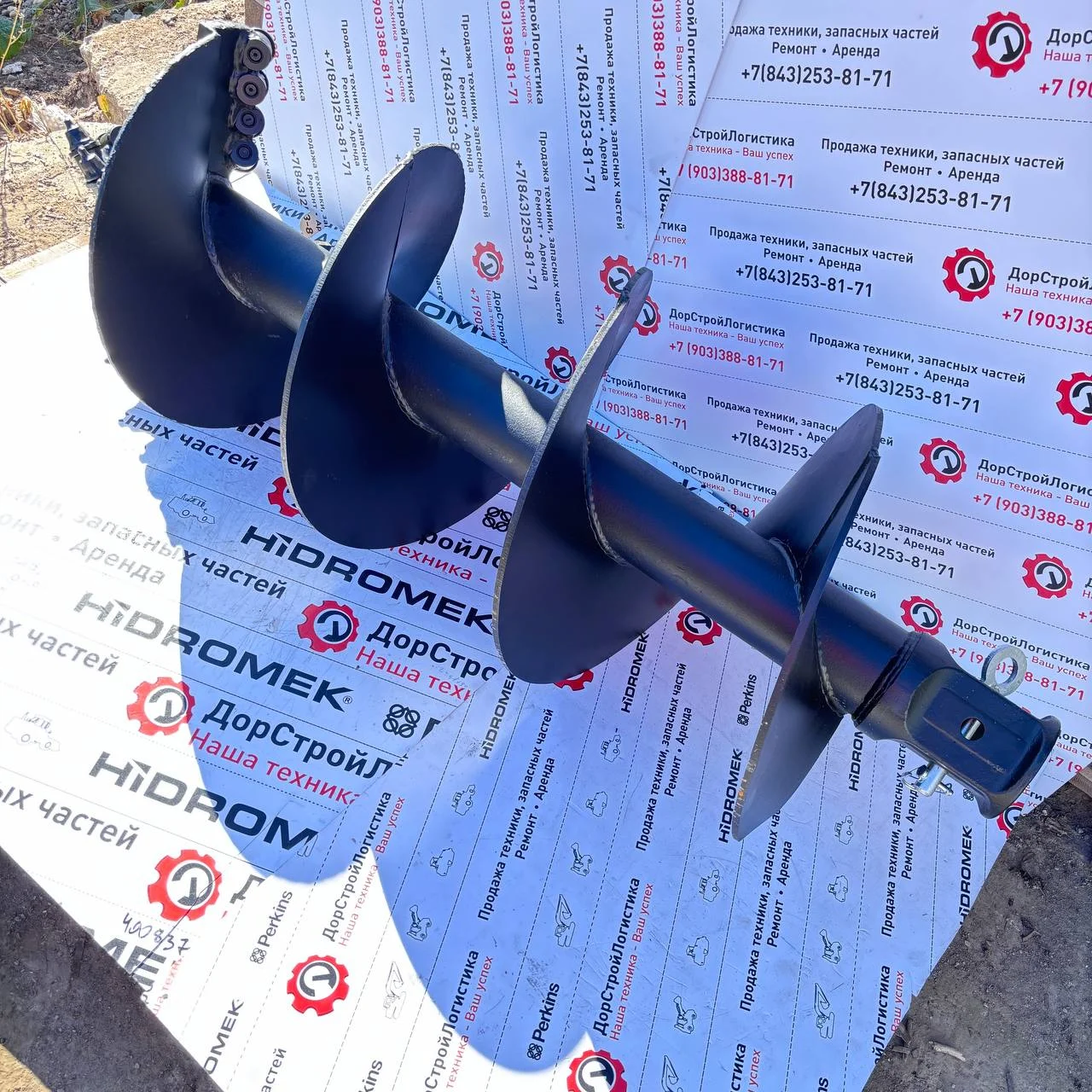 Шнек D500 мм, L1500 мм (75 квадрат, Жуков )