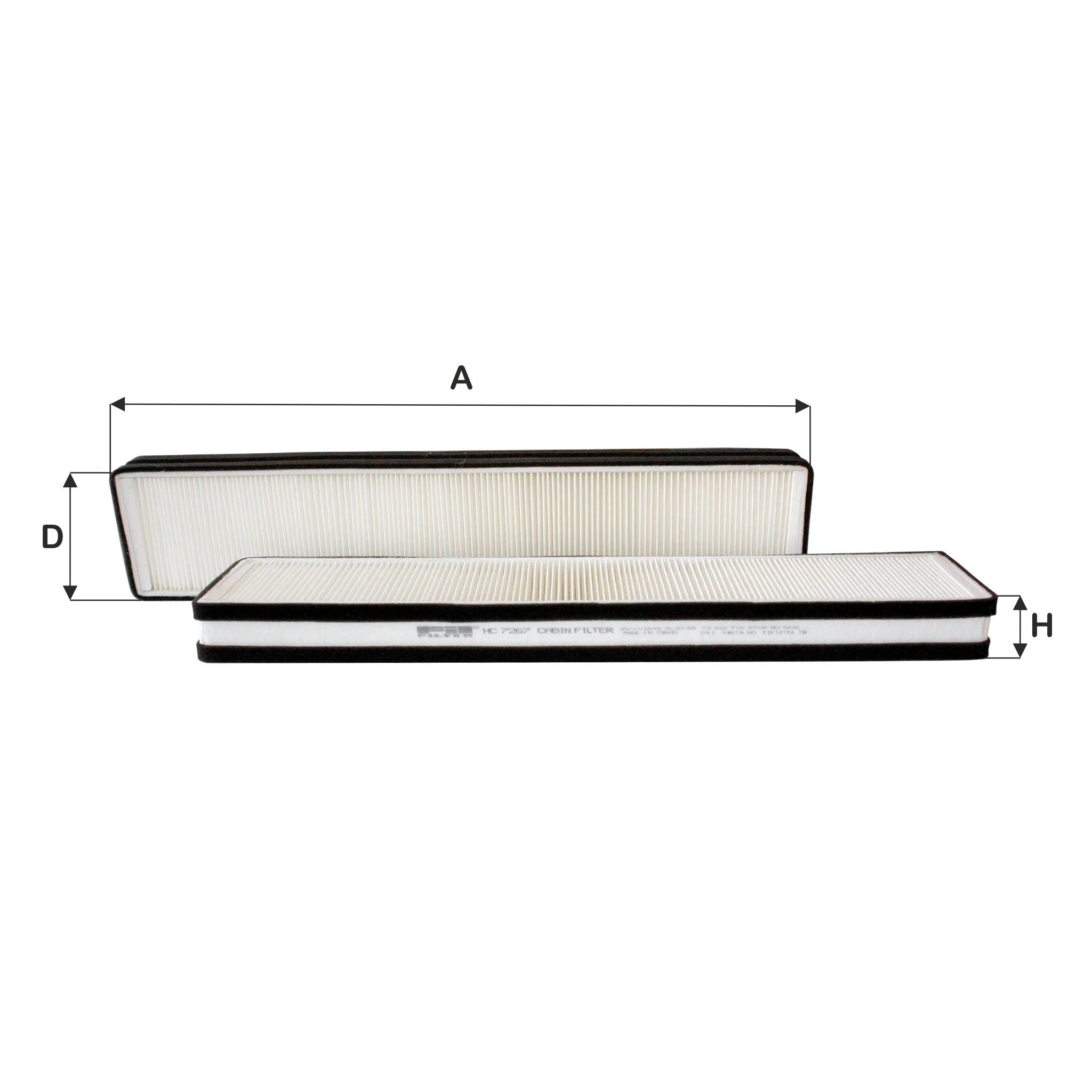 Фильтр кабины Alpha Fil Filter / F2810159 / TGK8427 / SC80140